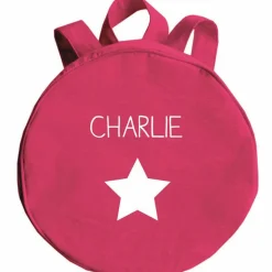 Discount Sac à dos enfant rose grenadine (personnalisable) Sac À Dos Bébé