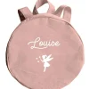 Les Griottes Sac à dos enfant rose poudré (personnalisable)
