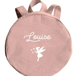 Les Griottes Sac à dos enfant rose poudré (personnalisable)