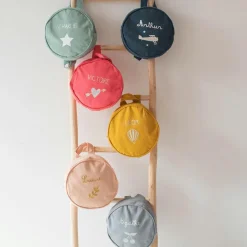 Les Griottes Sac à dos enfant rose poudré (personnalisable)