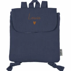 Sac à dos Gaze Bleu Jean (personnalisable) Enfant Sac À Dos Enfant