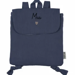 Sac à dos Gaze Bleu Jean (personnalisable) Enfant Sac À Dos Enfant
