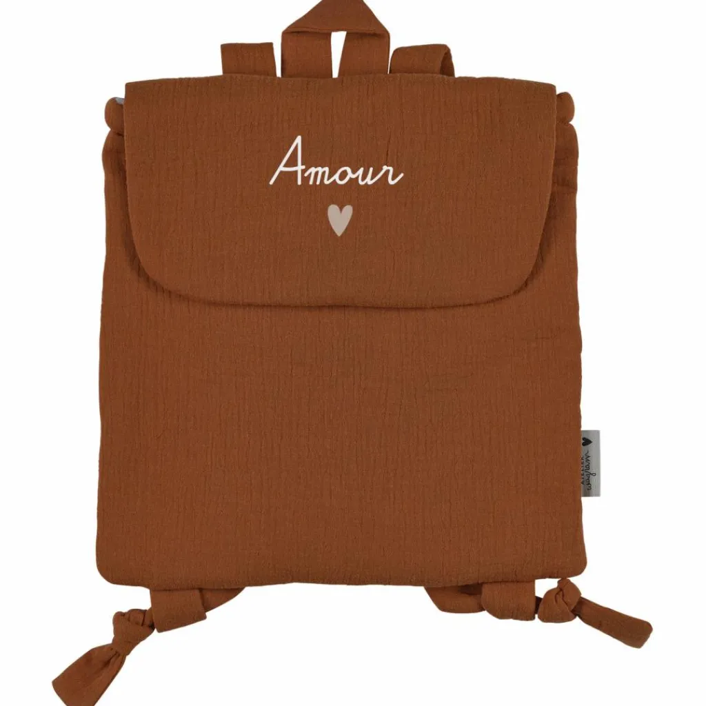Enfant Atelier Wagram Sac à dos Gaze Caramel (personnalisable)