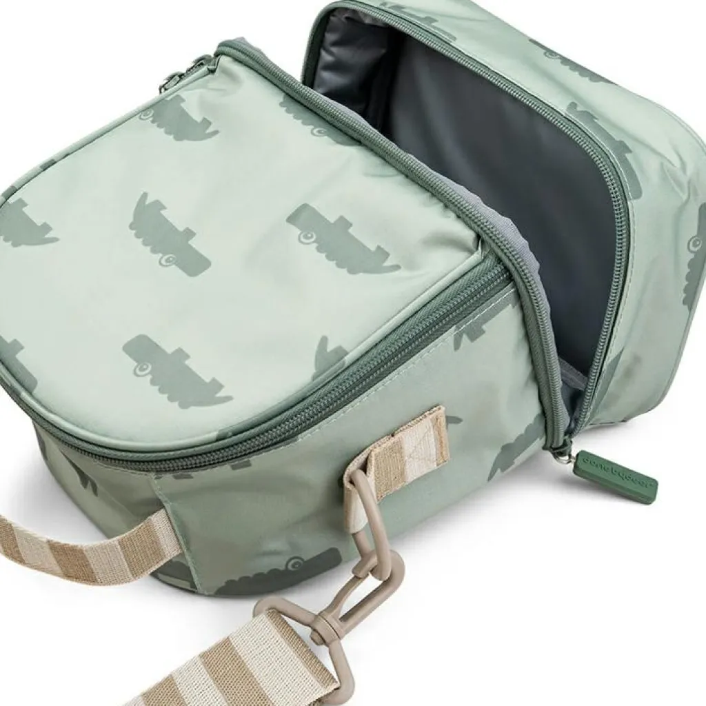 Enfant Done by Deer Sac à dos isotherme enfant Croco vert