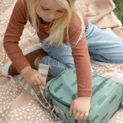 Enfant Done by Deer Sac à dos isotherme enfant Croco vert