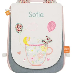 Enfant L'oiseau bateau Sac à dos La fille à la tasse (personnalisable)