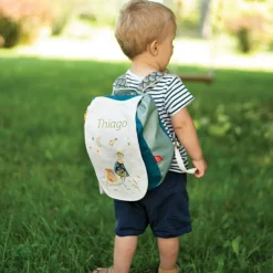 Enfant L'oiseau bateau Sac à dos Le garçon et l'écureuil (personnalisable)