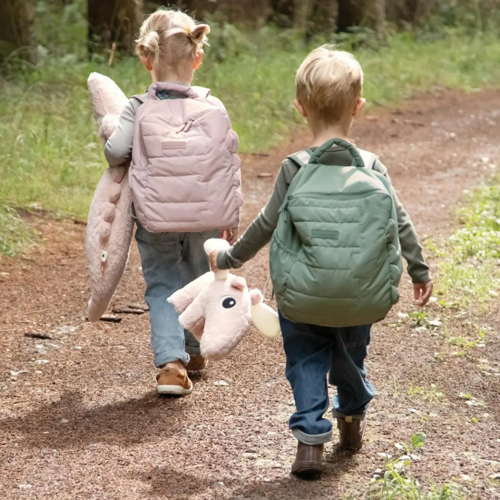 Best Sac à dos matelassé enfant Croco Rose Enfant Sac À Dos Enfant
