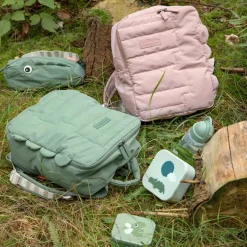 Outlet Sac à dos matelassé enfant Croco Vert Enfant Sac À Dos Enfant