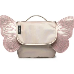 Caramel & Cie Sac à dos papillon irisé rose