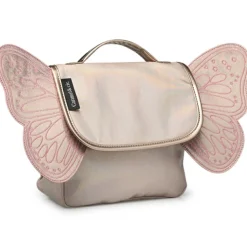 Caramel & Cie Sac à dos papillon irisé rose