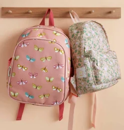 Enfant A Little Lovely Company Sac à dos Papillons avec poche isotherme