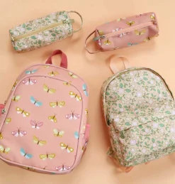 Enfant A Little Lovely Company Sac à dos Papillons avec poche isotherme