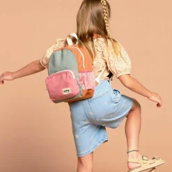 Enfant Hindbag Sac à dos Romy Sauge-Rose blush
