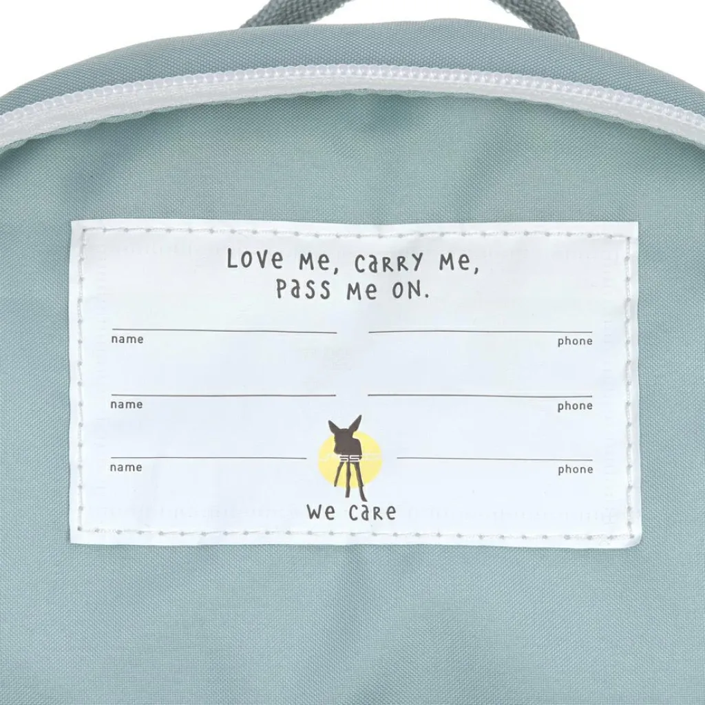 Lässig Sac à dos Tiny About Friends Pingouin bleu clair