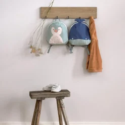 Lässig Sac à dos Tiny About Friends Pingouin bleu clair