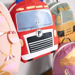 Lässig Sac à dos Tiny Drivers Camion de pompier