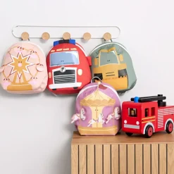 Lässig Sac à dos Tiny Drivers Camion de pompier