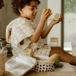 New Sac à goûter isotherme Cœurs Ecru Sac Isotherme