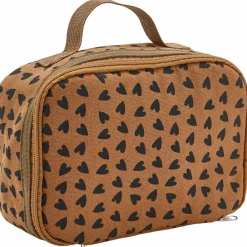 Atelier Wagram Sac à goûter isotherme Cœurs Noisette