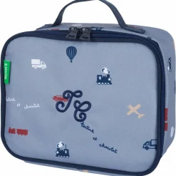 Sale Sac à goûter x Tartine et Chocolat Globe-Trotter Bleu Sac Isotherme