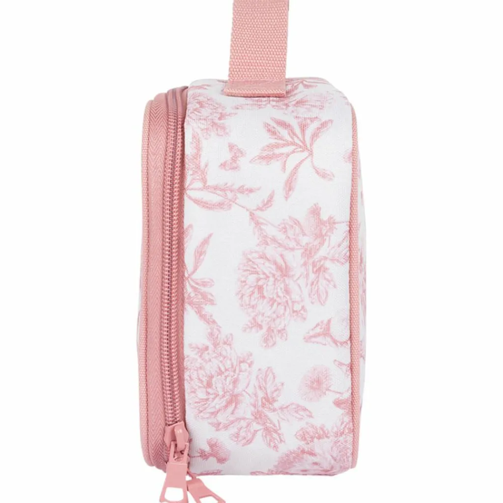 Hot Sac à goûter x Tartine et Chocolat Toile de Jouy Terracotta Sac Isotherme