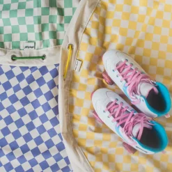 Play&Go Sac à jouet 2 en 1 Noomad Original Vichy Yellow