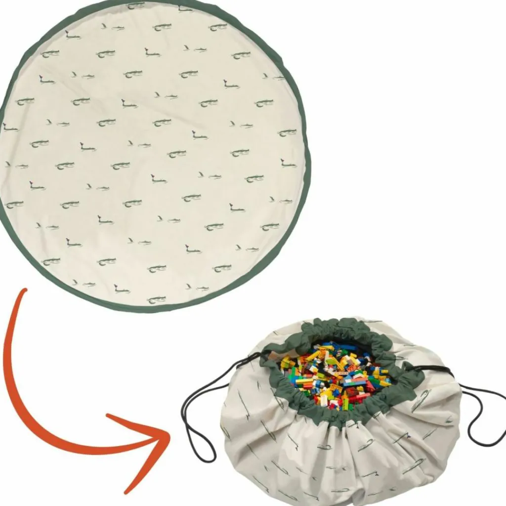 Play&Go Sac à jouet 2 en 1 Noomad Original Croco