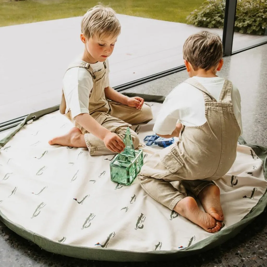 Play&Go Sac à jouet 2 en 1 Noomad Original Croco