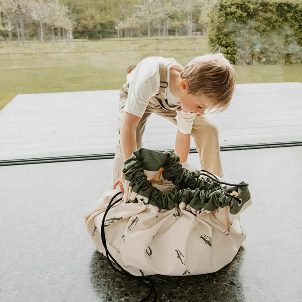 Play&Go Sac à jouet 2 en 1 Noomad Original Croco