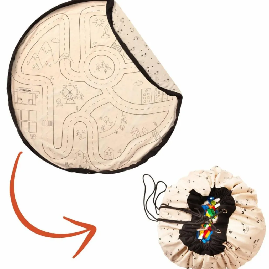 Play&Go Sac à jouet 2 en 1 réversible Noomad Original Playville