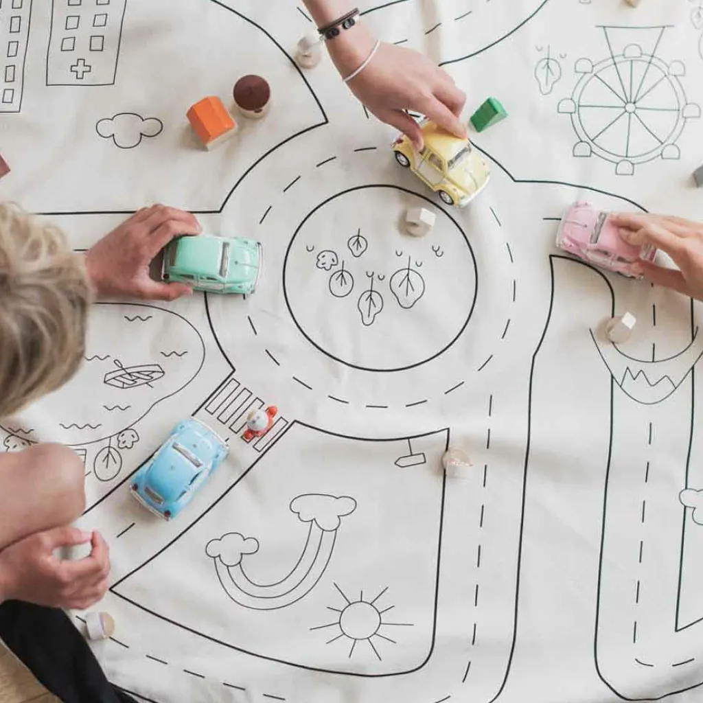 Play&Go Sac à jouet 2 en 1 réversible Noomad Original Playville