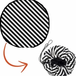 Play&Go Sac à jouets 2 en 1 Noomad Original Stripes Black