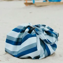 Play&Go Sac à jouets 2 en 1 Noomad Outdoor Blue-Green Stripes