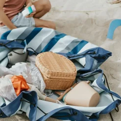 Play&Go Sac à jouets 2 en 1 Noomad Outdoor Blue-Green Stripes