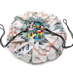 Play&Go Sac à jouets 2 en 1 réversible Noomad Original Paris Map