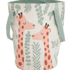Clearance Sac à jouets girafe Nisü (30 x 40 cm) Panier De Rangement