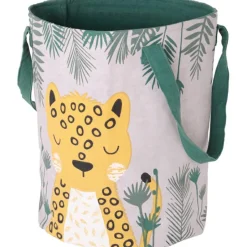 Nattiot Sac à jouets léopard Sören (30 x 40 cm)