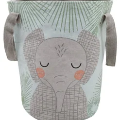 Clearance Sac à jouets éléphant Junko (30 x 40 cm) Panier De Rangement