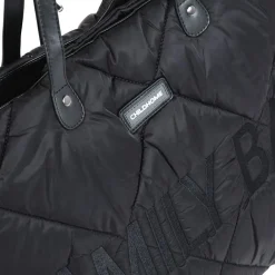 Sale Sac à langer à anses Family bag matelassé noir Sac À Langer À Anses