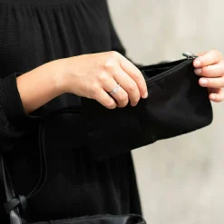 Sale Sac à langer à anses Family bag matelassé noir Sac À Langer À Anses