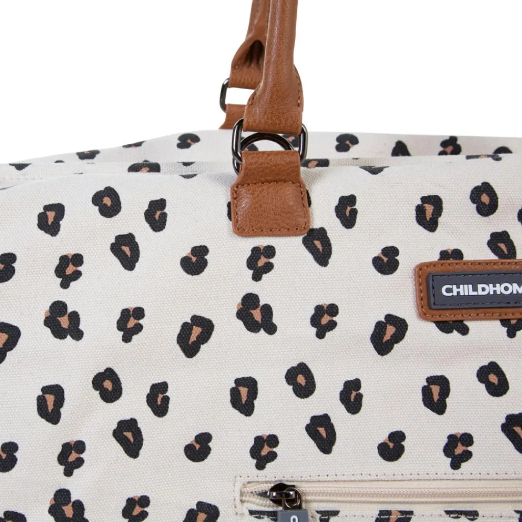 Discount Sac à langer à anses Mommy bag large Canvas leopard Sac À Langer À Anses