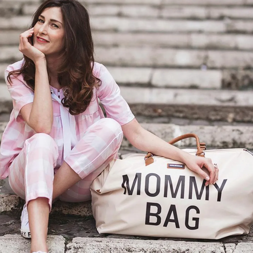 Best Sac à langer à anses Mommy bag blanc cassé Sac À Langer À Anses