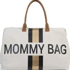 Childhome Sac à langer à anses Mommy bag doré, noir et écru