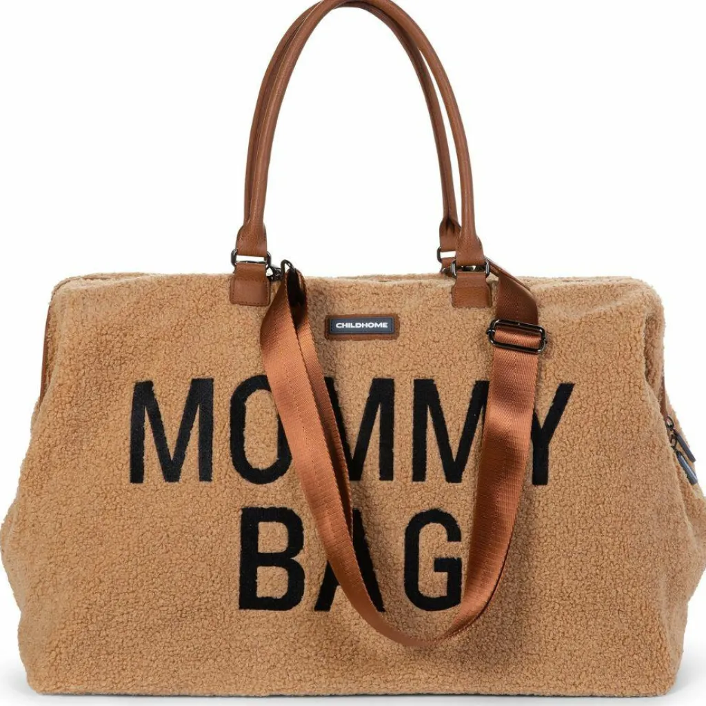 Childhome Sac à langer à anses Mommy bag large Teddy beige