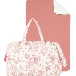 Tartine et Chocolat Sac à langer à anses Toile de Jouy