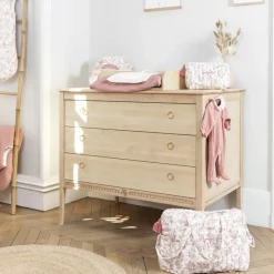 Tartine et Chocolat Sac à langer à anses Toile de Jouy