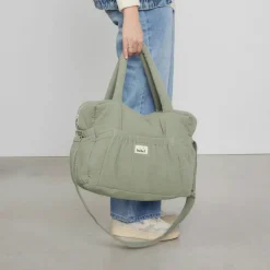 Sac à langer à anses vert amande Sac À Langer À Anses