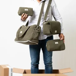 BEBEL Sac à langer bandoulière 24-48 h kaki