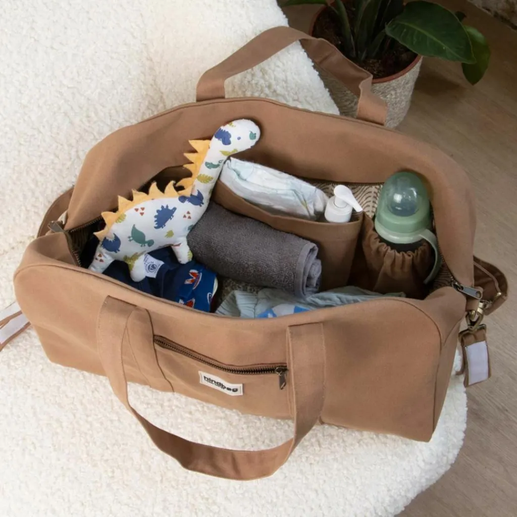 Outlet Sac à langer Basile Cannelle Sac À Langer À Anses